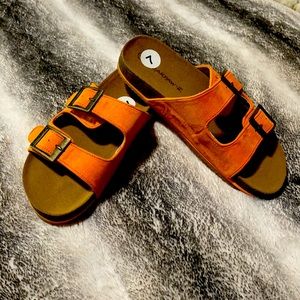 Beautiful orange sandal